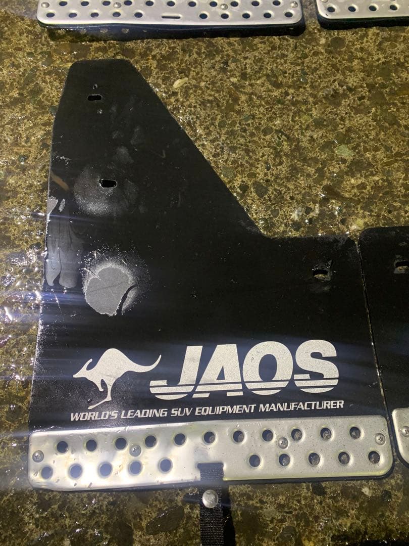 JAOS マッドフラップ ブラック　泥除け　t32 エクストレイル　ジャンク品