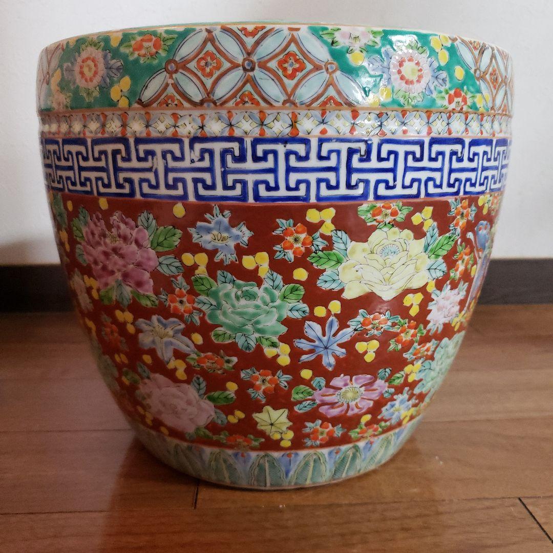 伊万里焼　火鉢　めだか　金魚　水鉢　骨董品