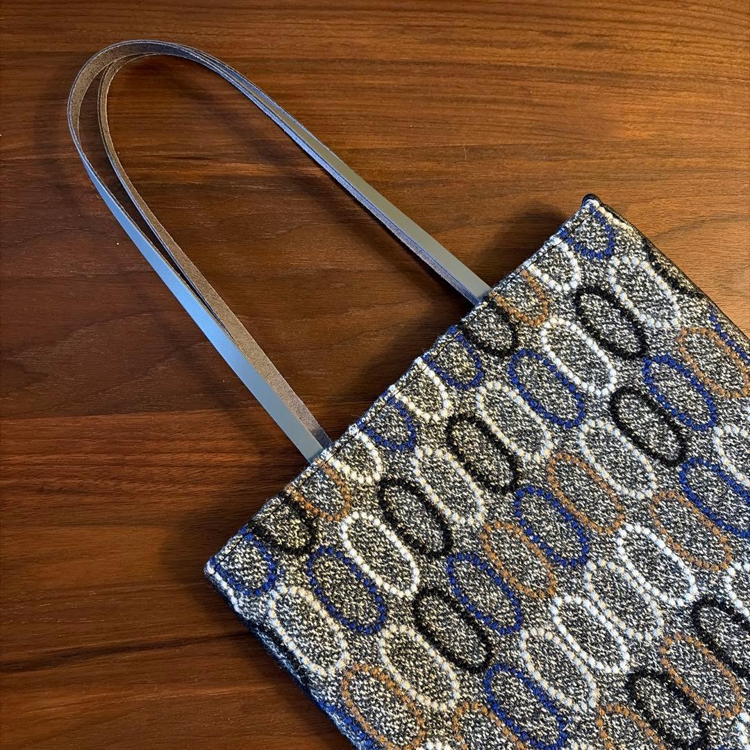 ハンドメイドトートバッグ ミナペルホネンtarteブラック