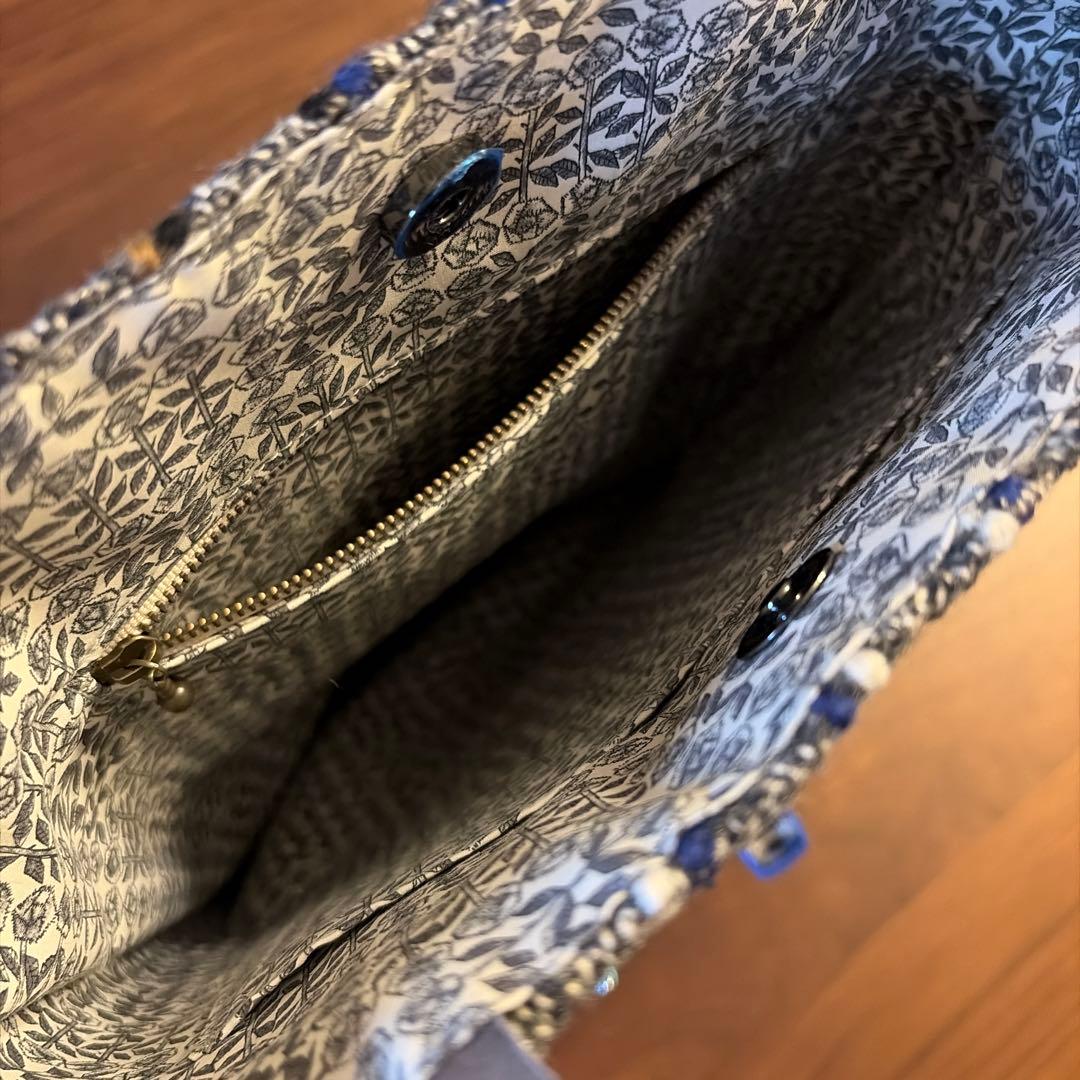 ハンドメイドトートバッグ ミナペルホネンtarteブラック