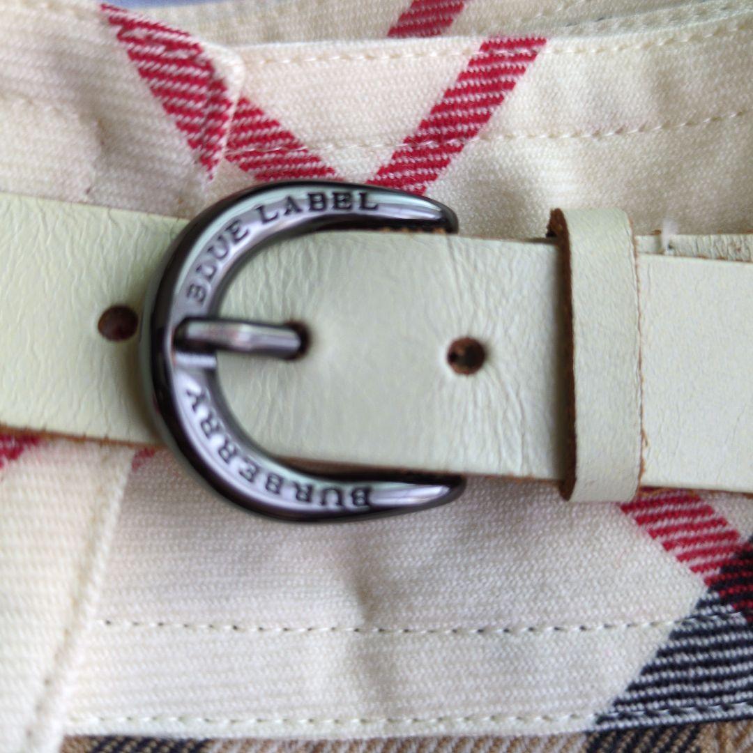 BURBERRY BLUE LABEL ノバチェック　ラップスカート 着用1回
