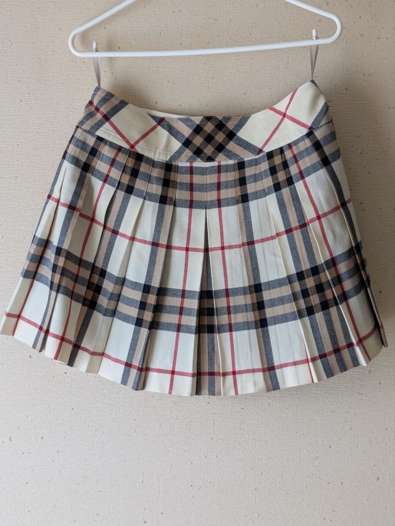 BURBERRY BLUE LABEL ノバチェック　ラップスカート 着用1回
