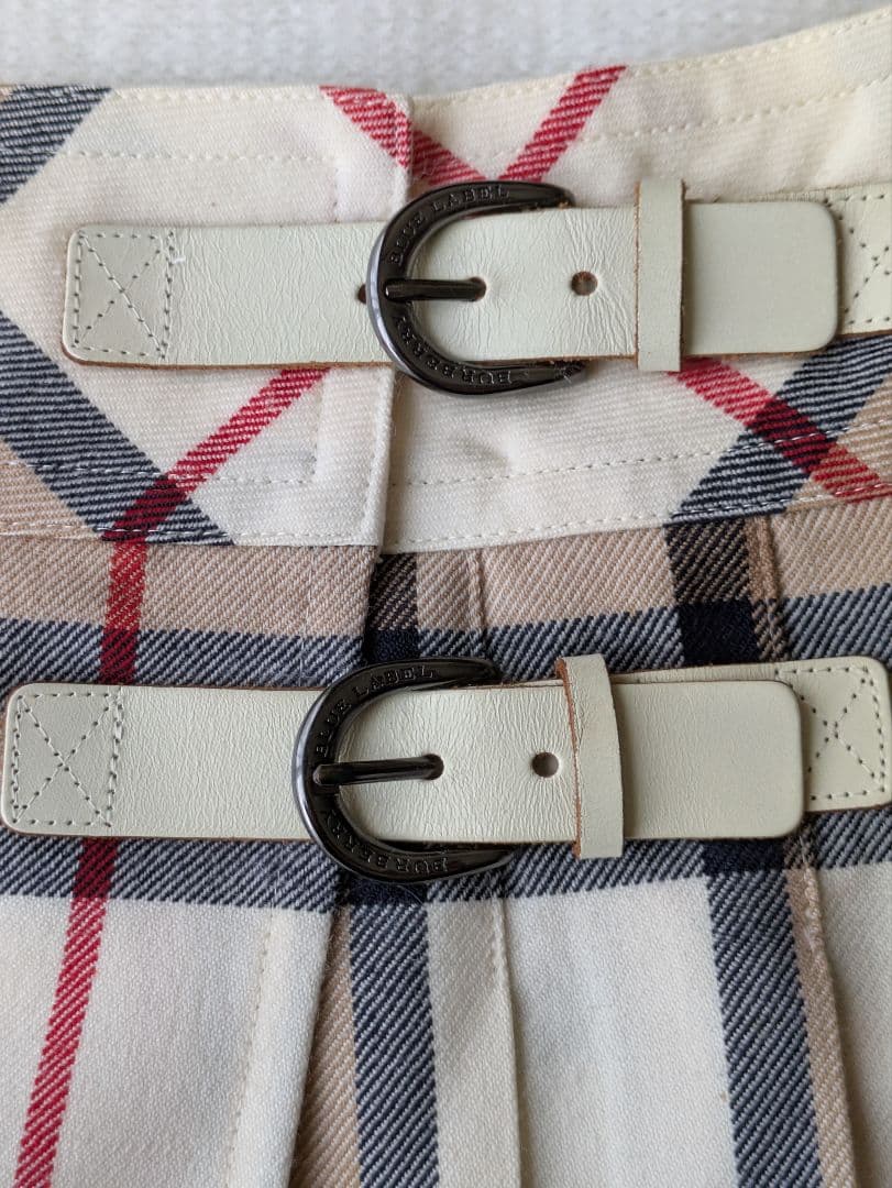 BURBERRY BLUE LABEL ノバチェック　ラップスカート 着用1回