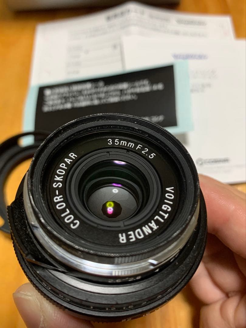 voigtlander colorskopar 35mm f2.5 VMマウント