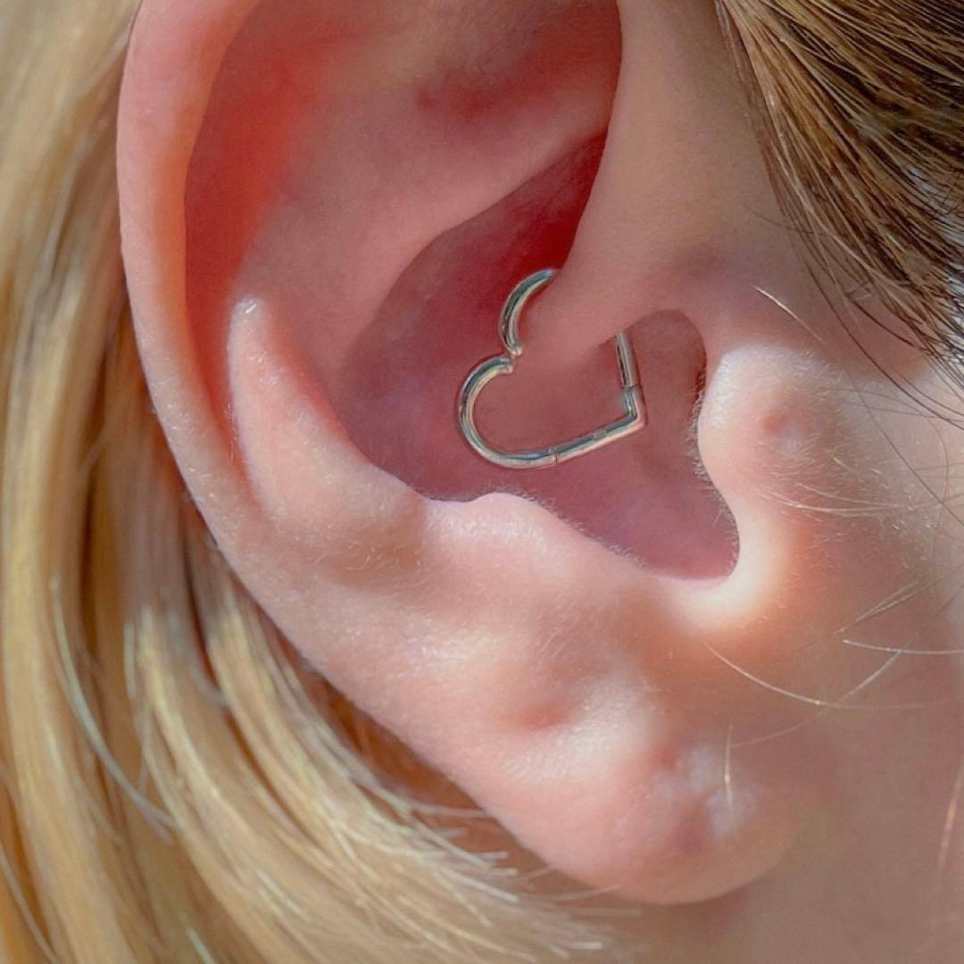 LANIE HEART Daith 16G ラニー ハート ピアス ダイス 軟ピ