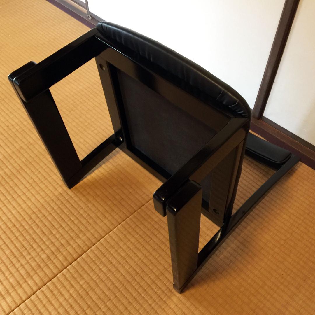 料亭で使用している足が楽な 座椅子２脚セット (極美品）