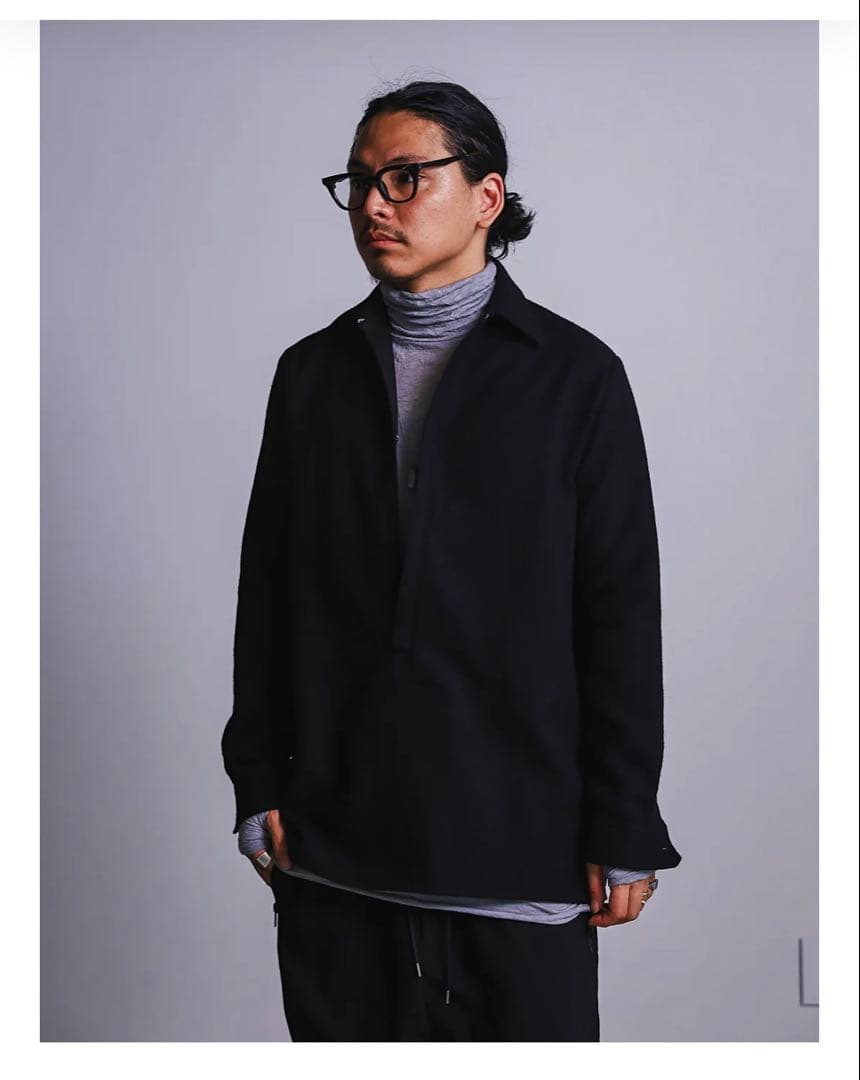 PRY シュウトCraft Fabric Layered Turtle-neck