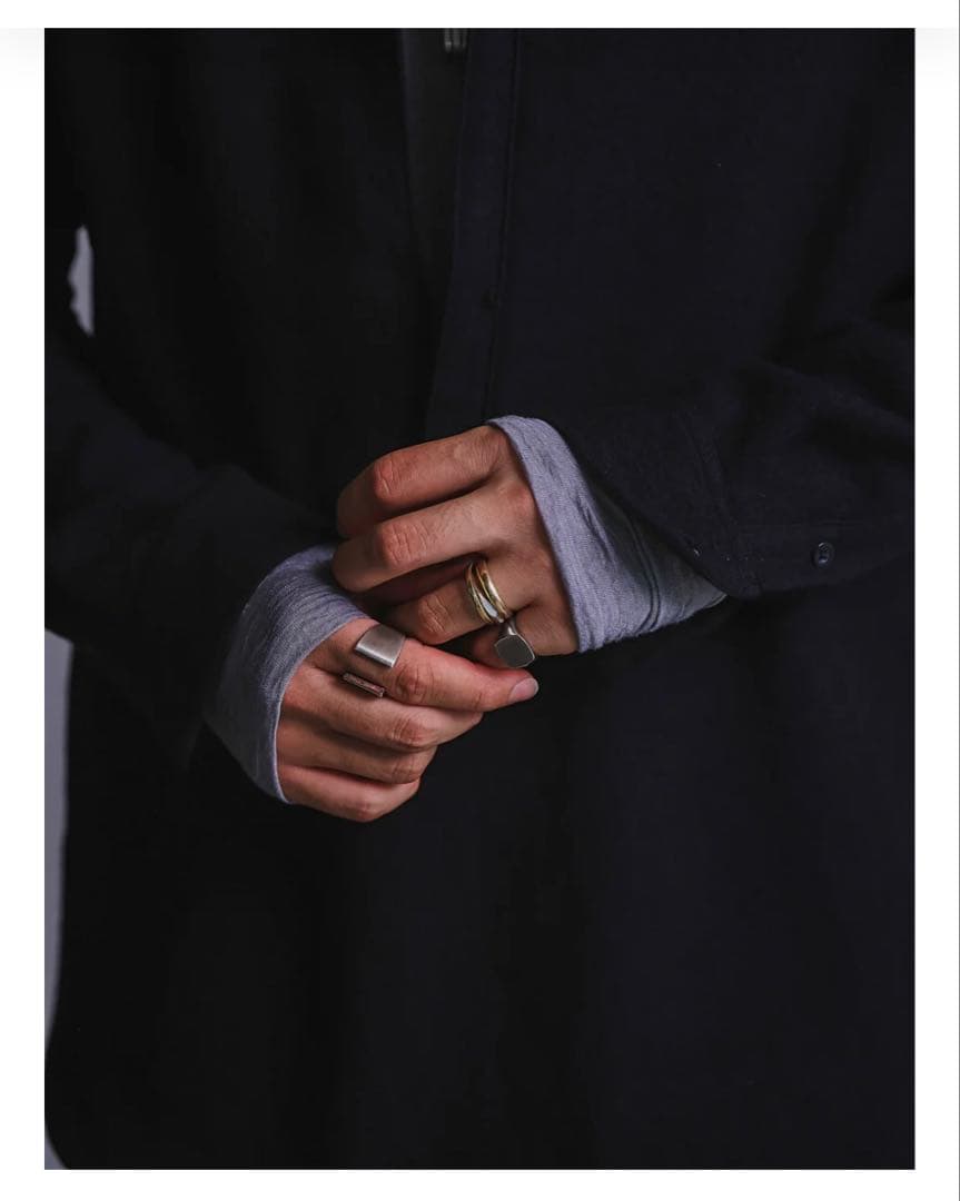 PRY シュウトCraft Fabric Layered Turtle-neck