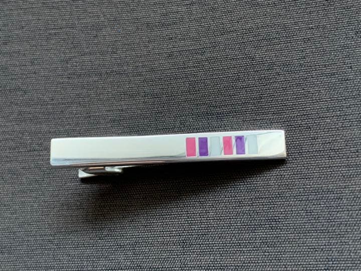 Paulsmithシルバー925 マルチカラー R タイピン 未使用