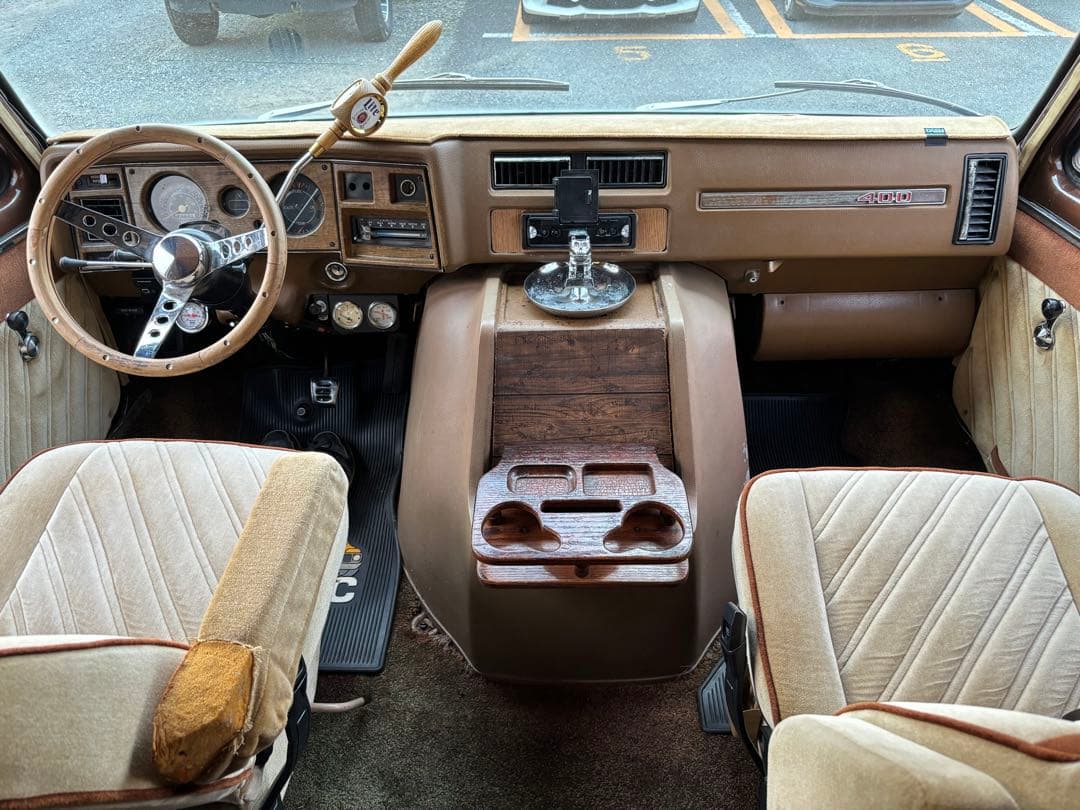 当時物 グラント ウッド ステアリング & ホーンボタン