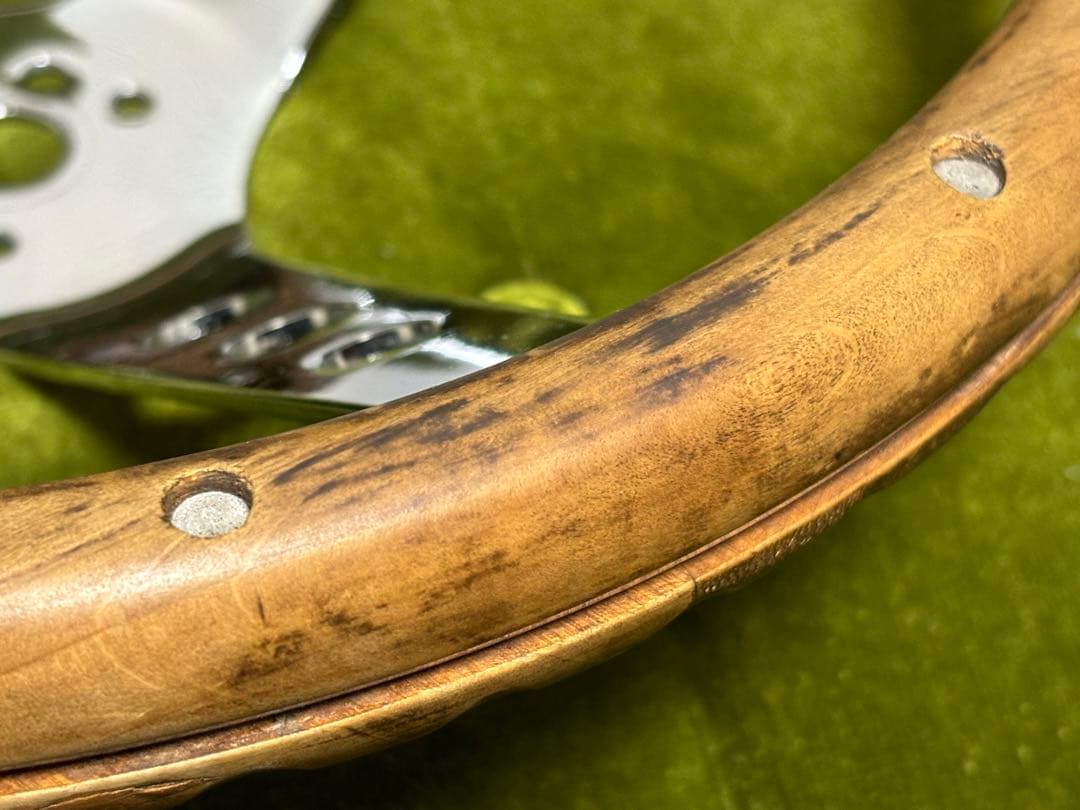 当時物 グラント ウッド ステアリング & ホーンボタン