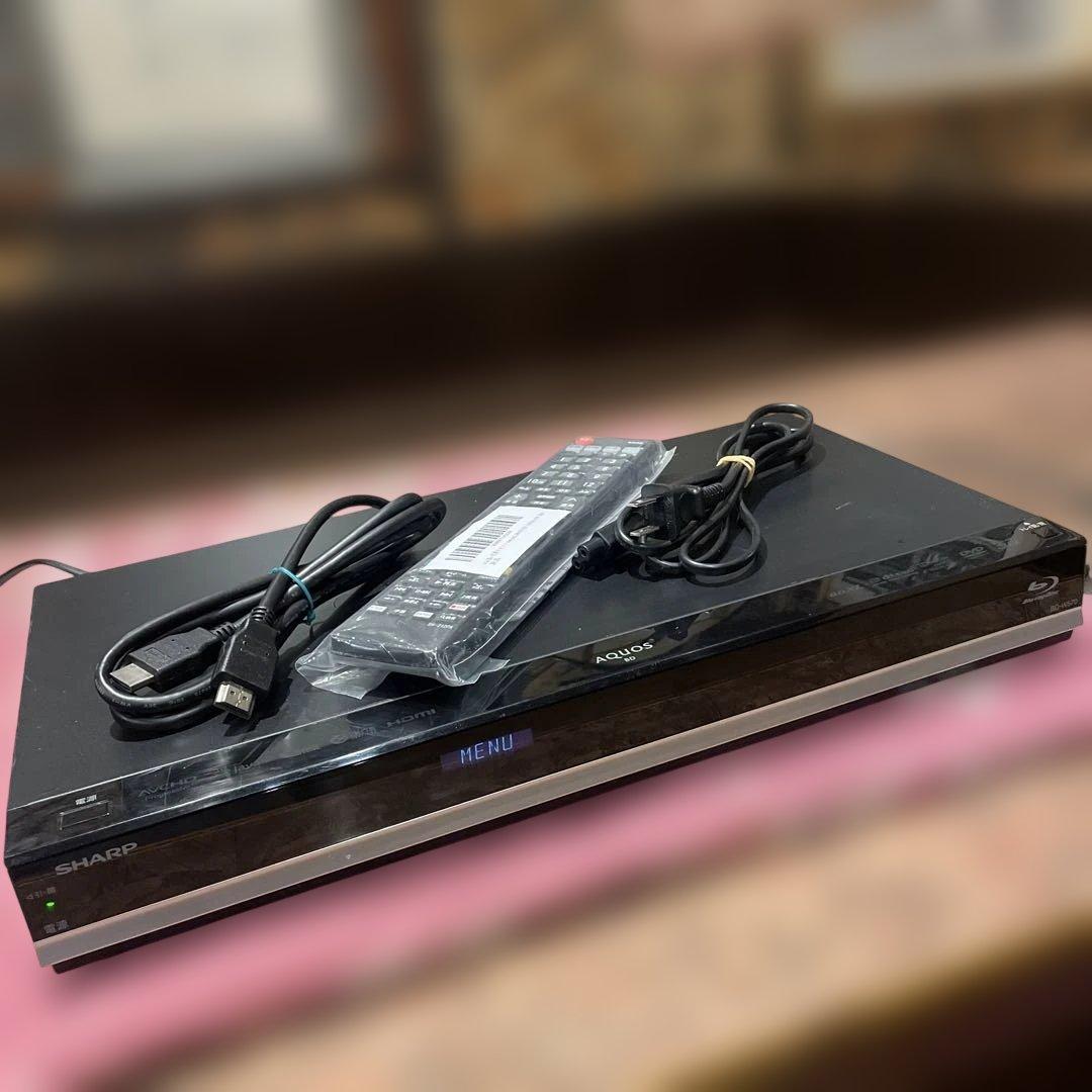 SHARP BD-W570 12倍録 500GB 純正リモ等付フル装備 完動品！