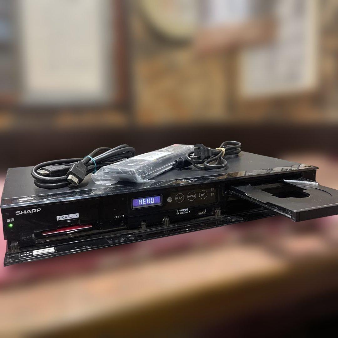 SHARP BD-W570 12倍録 500GB 純正リモ等付フル装備 完動品！