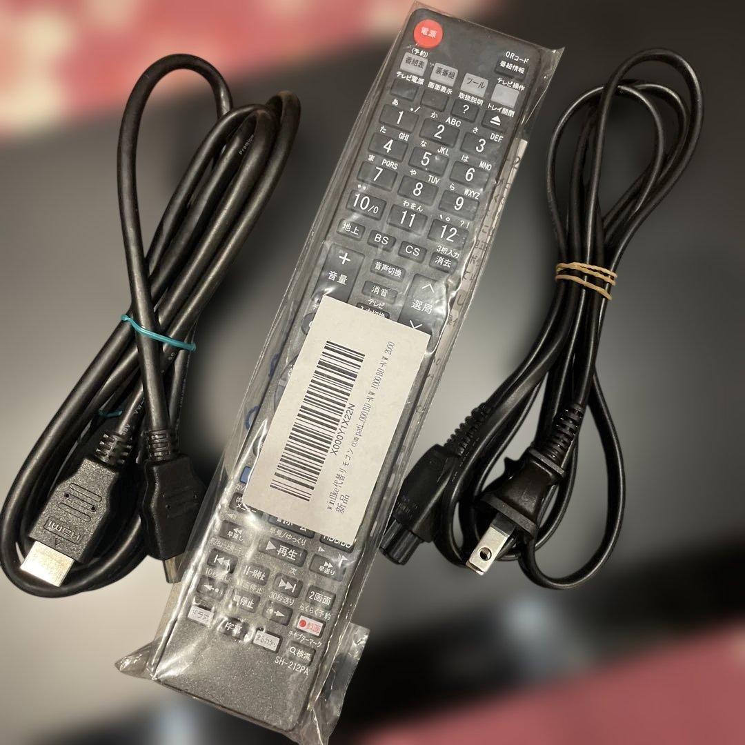 SHARP BD-W570 12倍録 500GB 純正リモ等付フル装備 完動品！