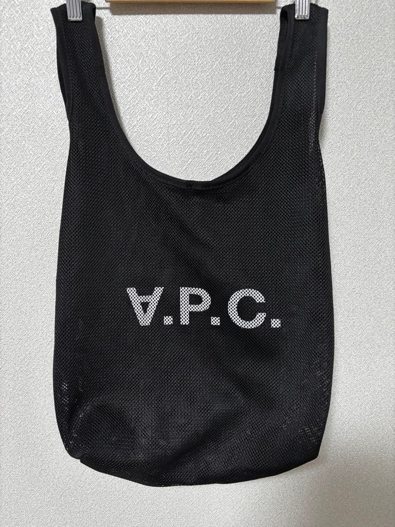 A.P.C メッシュトートバッグ 黒