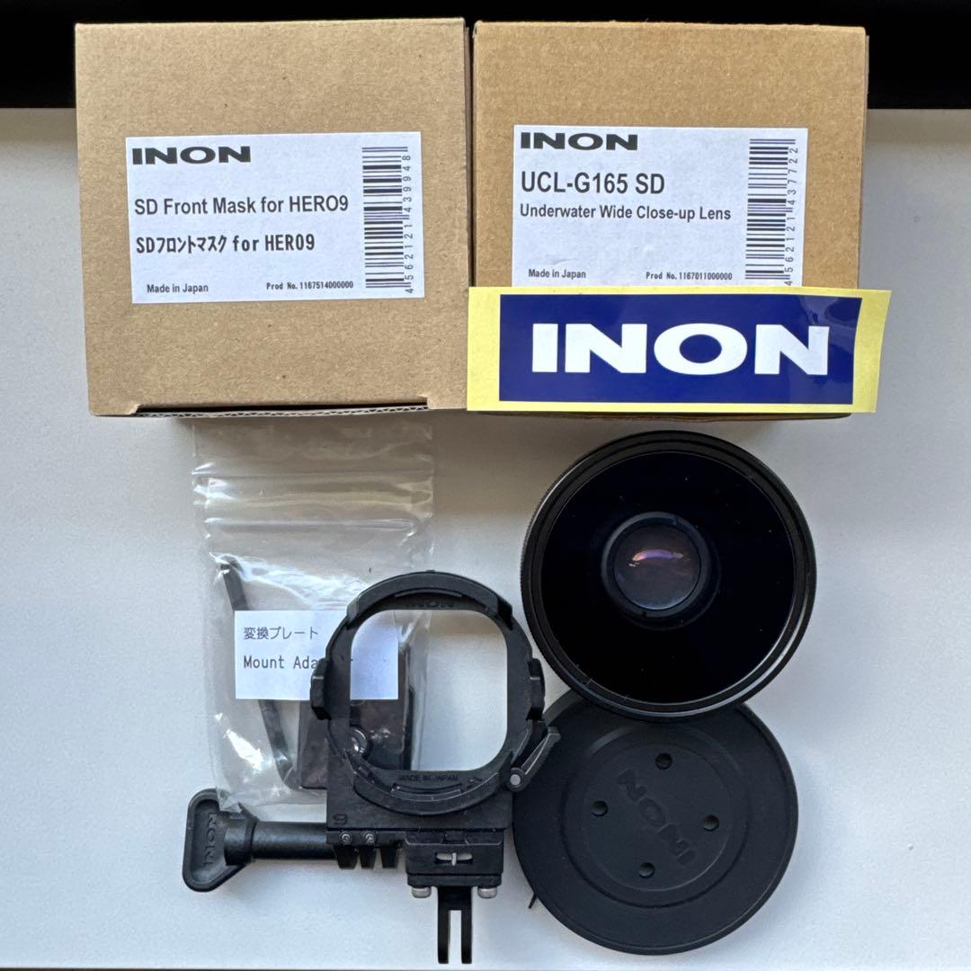 GoPro用水中レンズ INON UCL-G165 SD(フロントマスクセット)