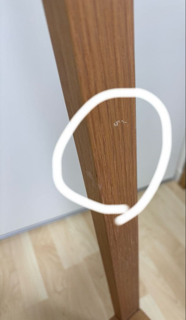 無印良品　オーク材コートハンガー