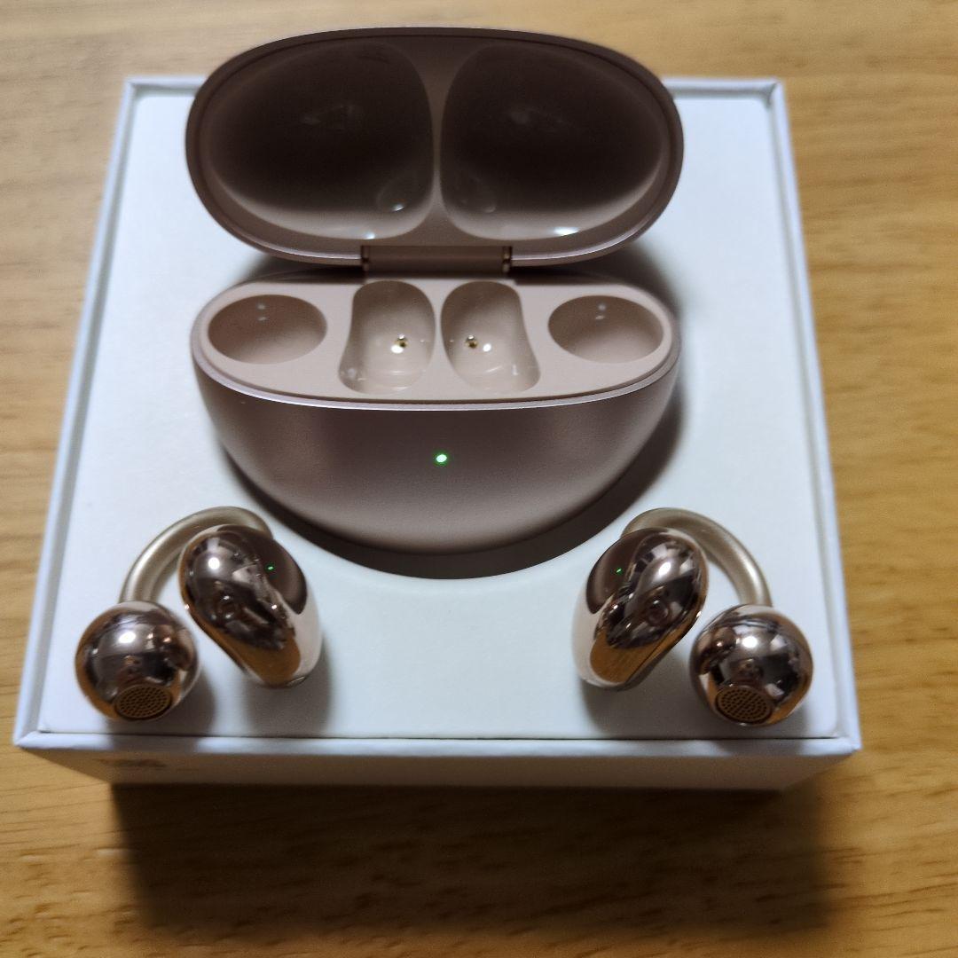 HUAWEI FreeClip ワイヤレスイヤホン ローズゴールド