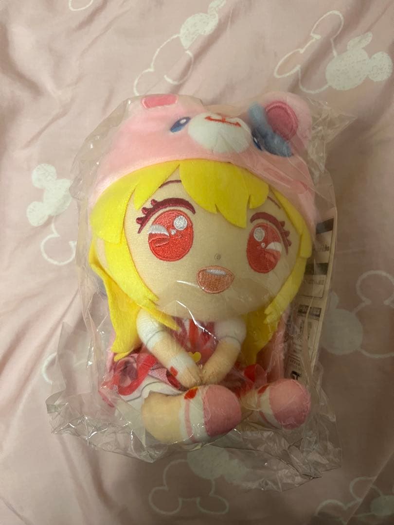 激レア！　アイカツ　一番くじ　いちご　ぬいぐるみ　エンジェリーベア ポンチョ