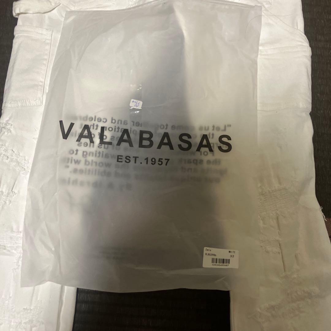 VALABASAS ホワイトデニムパンツ サイズ32