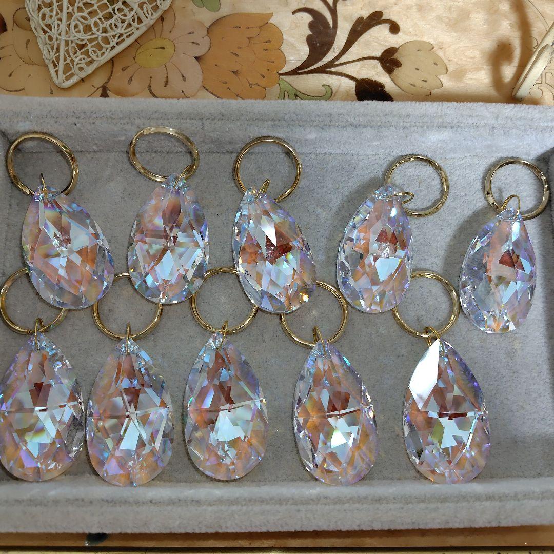 aphrodite様♡ハンドメイドスワロフスキーキーリング10点