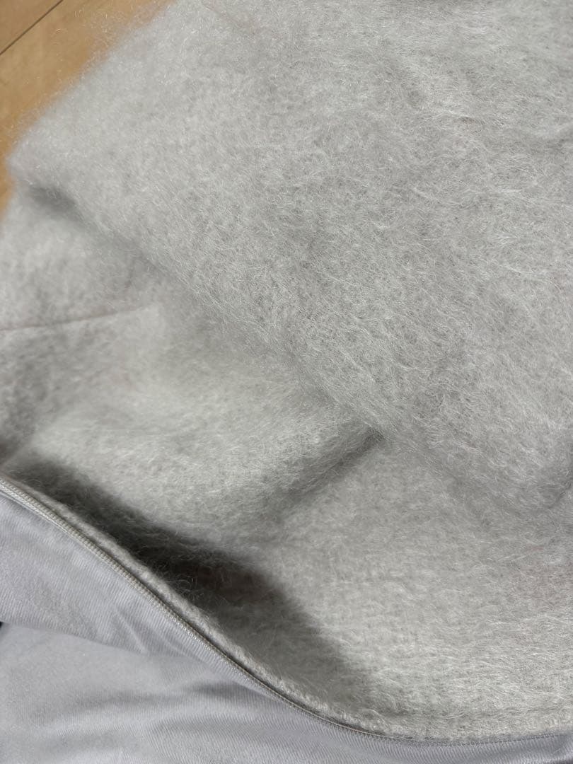 【値下】LE GLAZIK ウールモヘヤ ジップパーカー