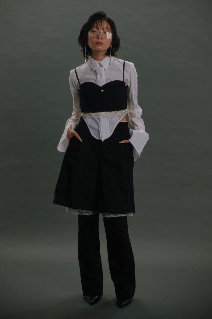 完売品 neith. Twill Lingerie Half Pants