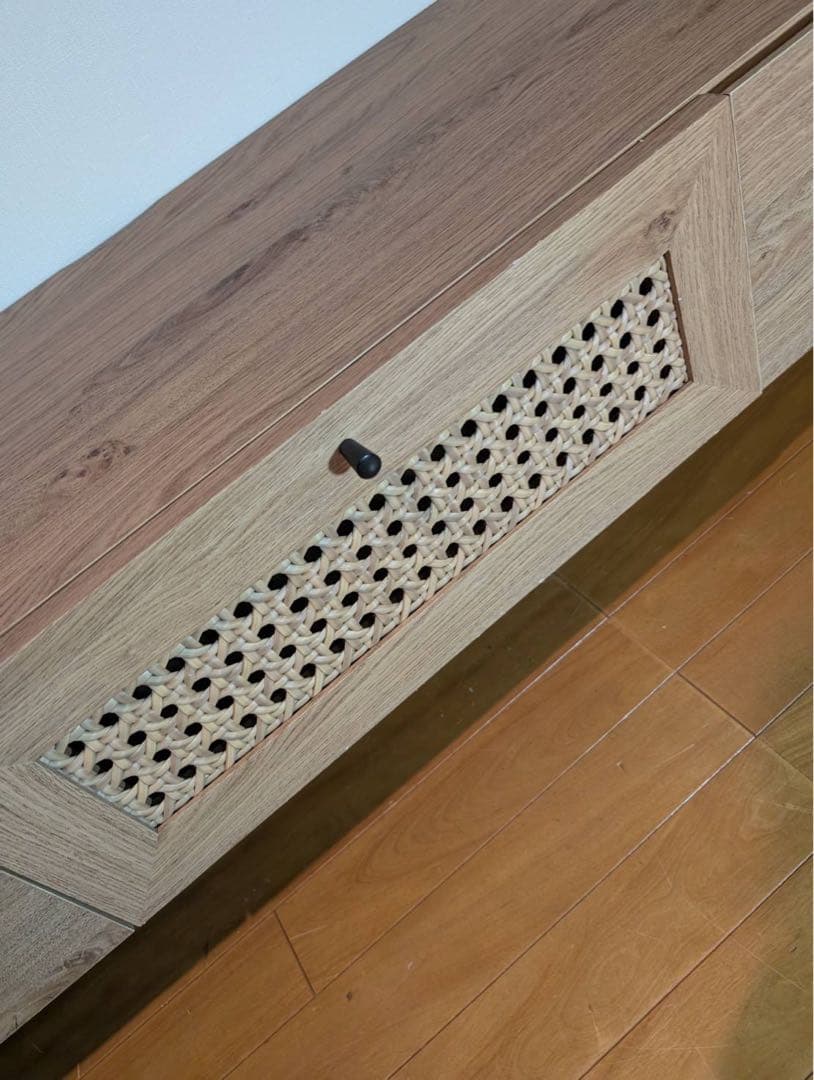 ■送料込■LOWYA ラタン ローテレビボード テレビ台 北欧風 TV 人気家具