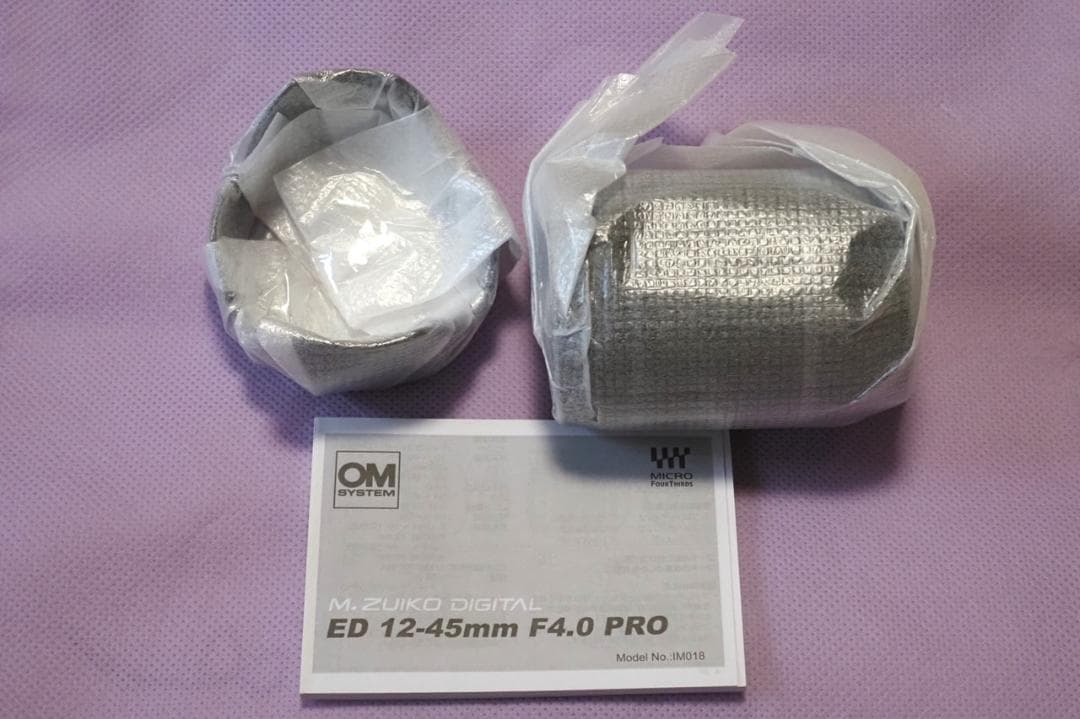 【レンズ】M.ZUIKO DIGITAL 12-45mm F4.0 PRO 新品