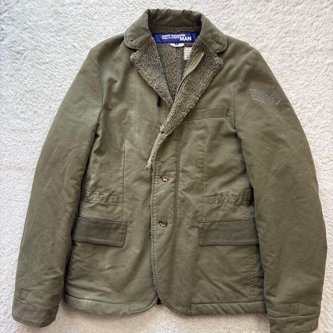 ジュンヤワタナベ コムデギャルソンマン　06AW ミリタリージャケット　内ボア