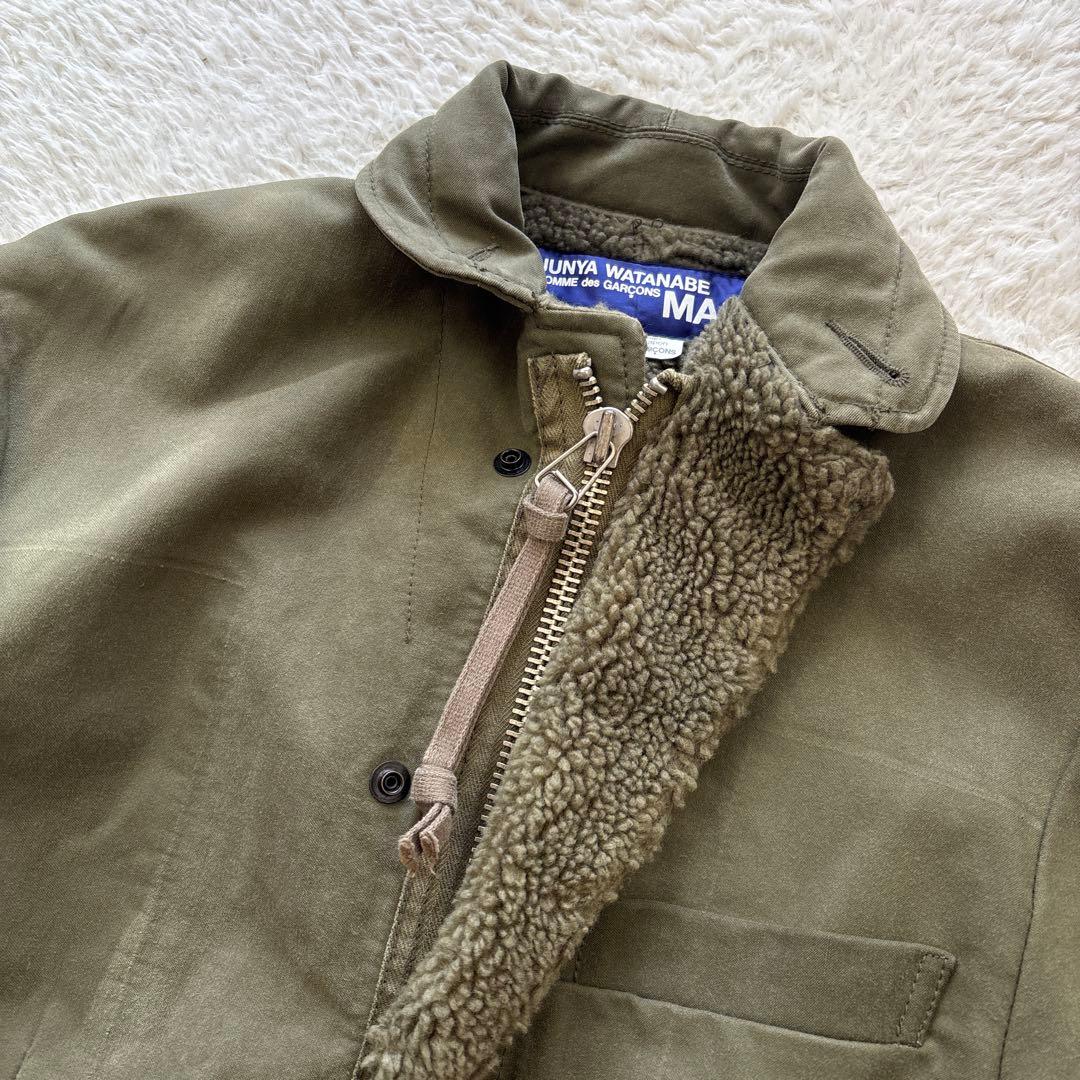 ジュンヤワタナベ コムデギャルソンマン　06AW ミリタリージャケット　内ボア