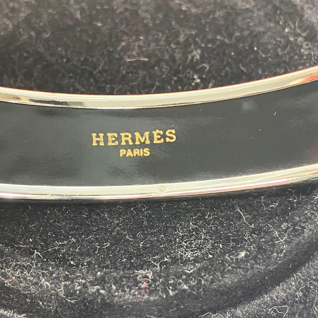 【HERMES/エルメス】バングル　エマイユPM カレーシュ　箱付　Ø 70