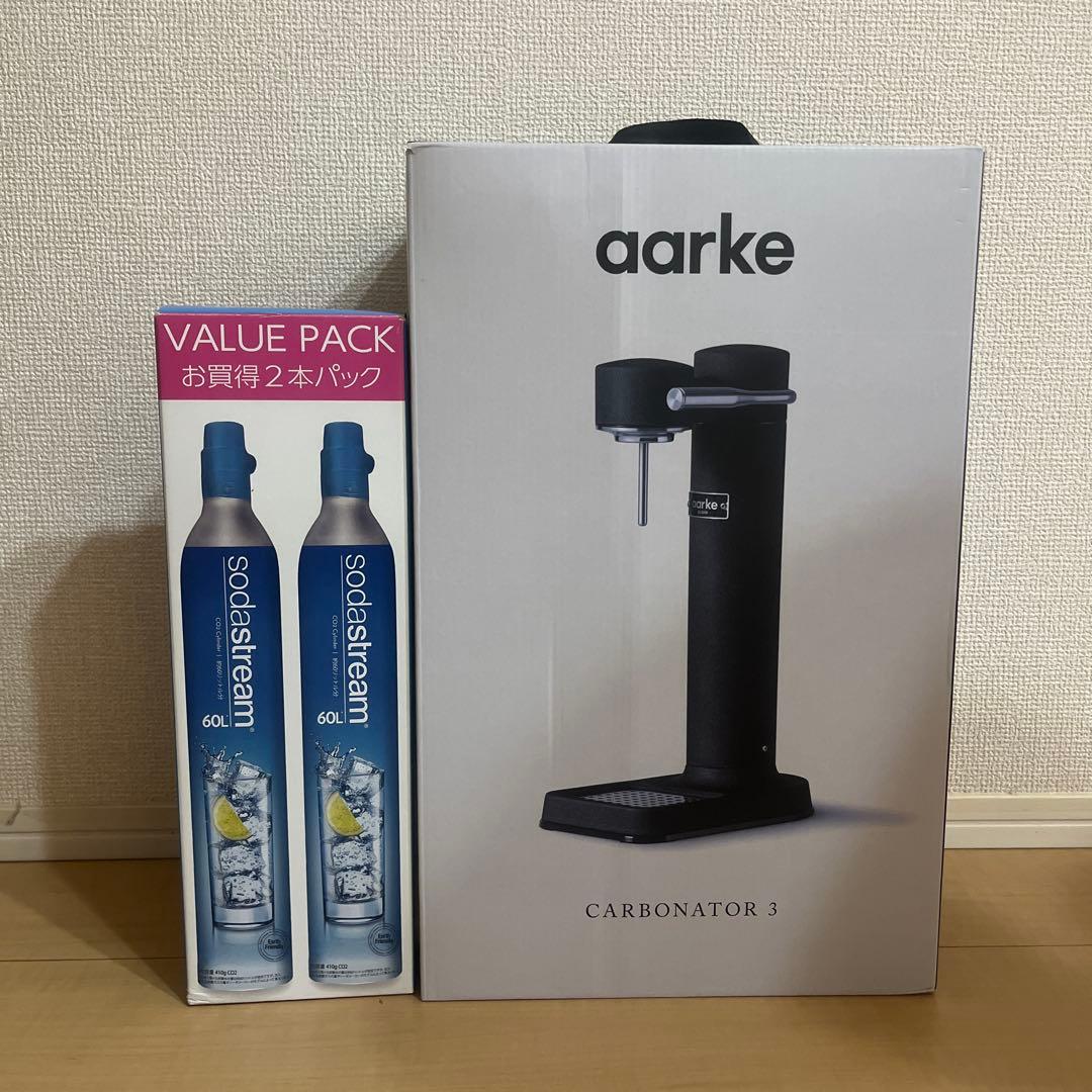 aarke CARBONATOR 3 炭酸水メーカー ブラック