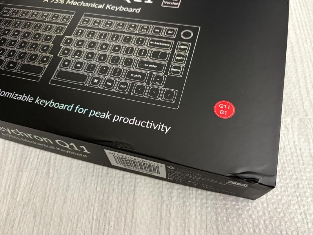 Keychron Q11 QMK カスタムメカニカルキーボード（US配列）