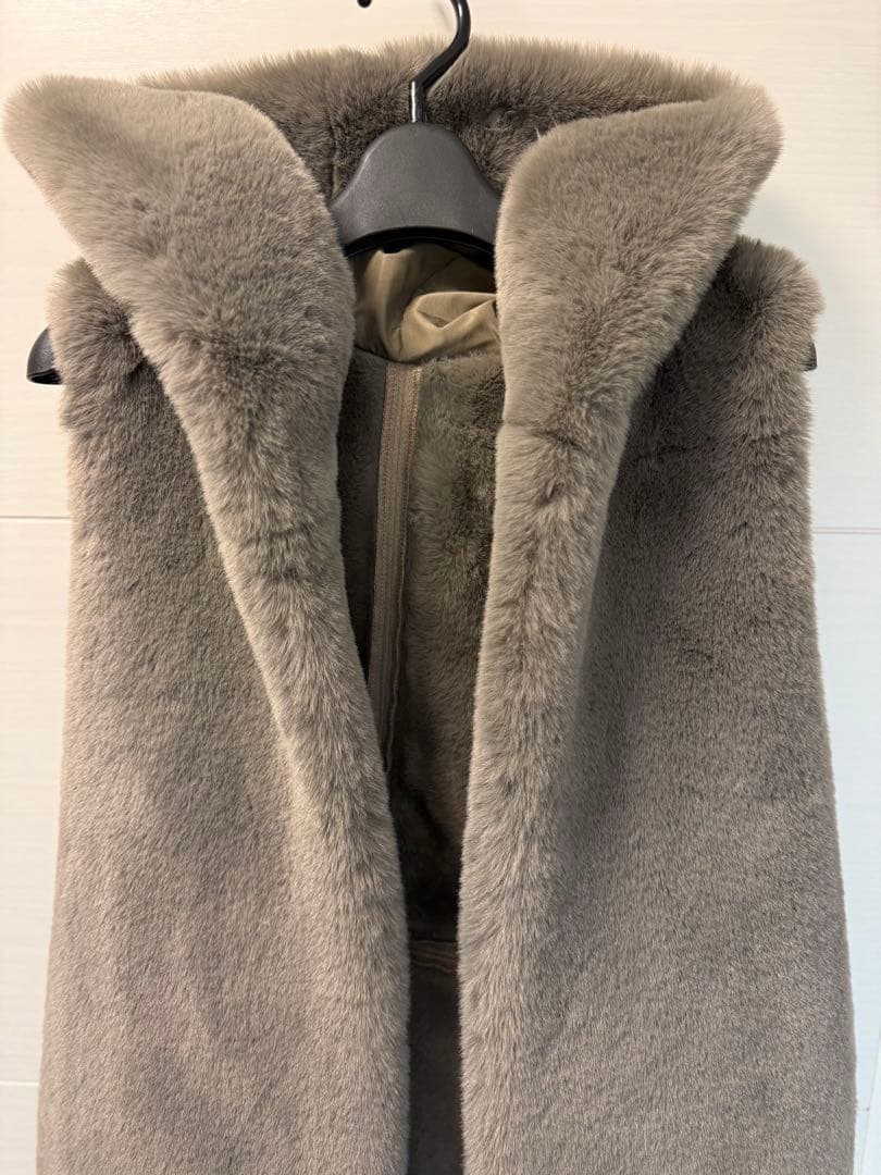 ヤマダヤ　RADIATE MD-058 9号グレー フーデッドファーベスト