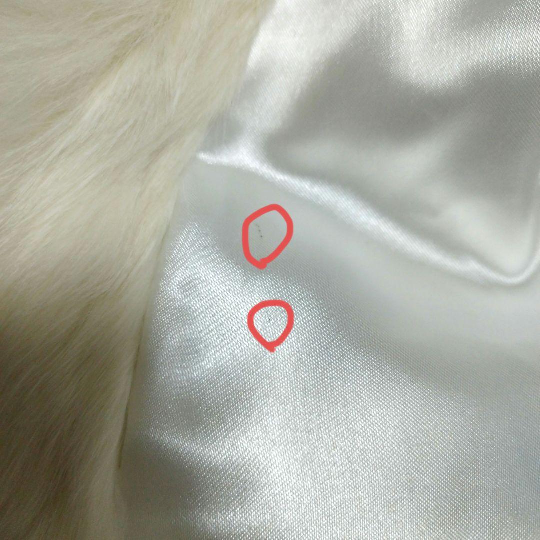 ラビットファー フォックスファー ホワイトファー ロングコート リアル