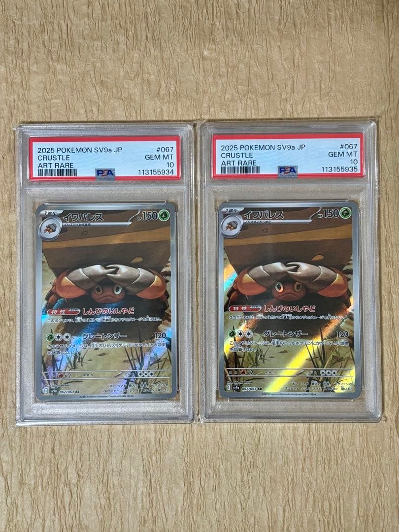 ワンオーナー品　連番　熱風のアリーナ　PSA10 イワパレス　AR