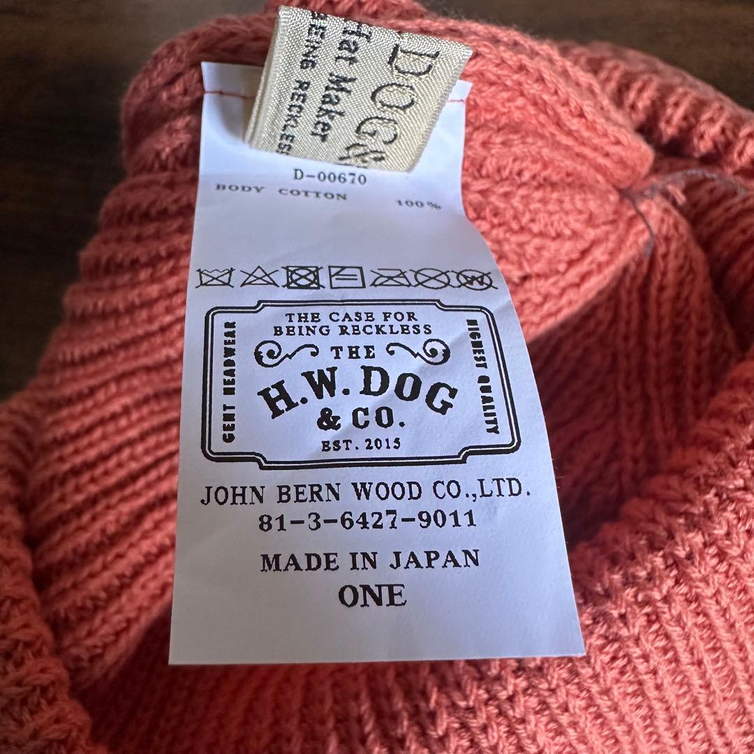 帽子 THE H.W.DOG&CO. USN 10 WATCH 22SS