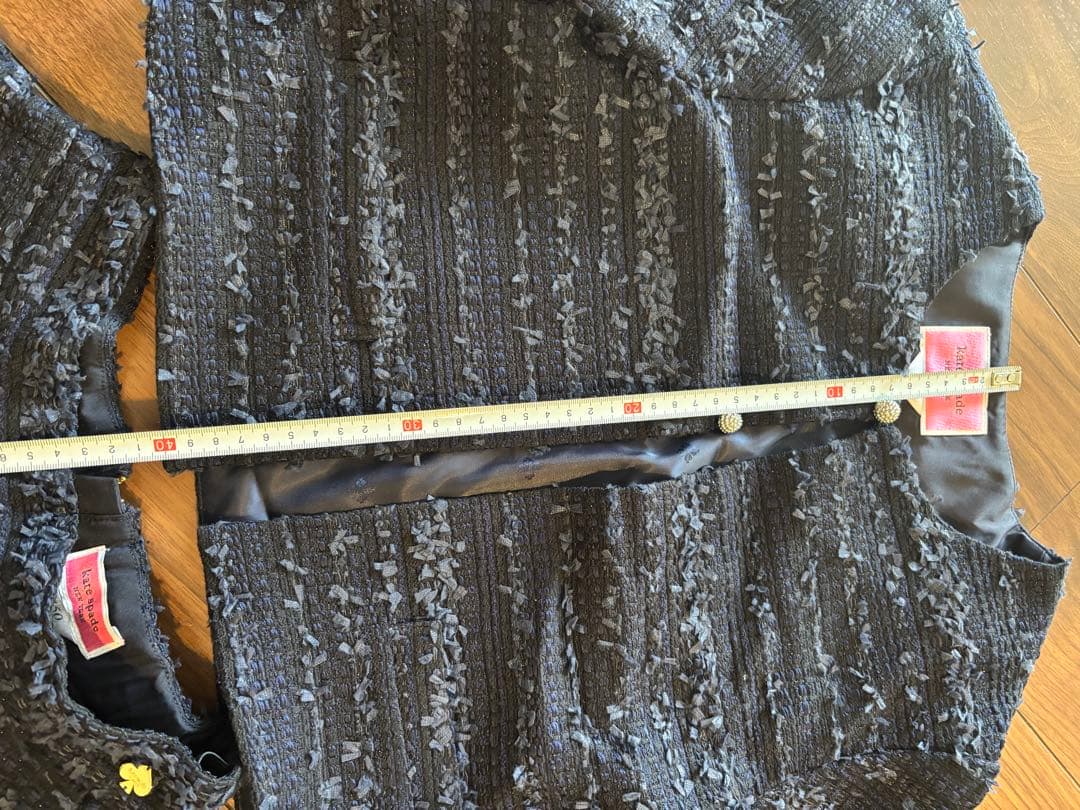 kate spade ネイビースカートスーツ 150小学校卒業式にぴったり