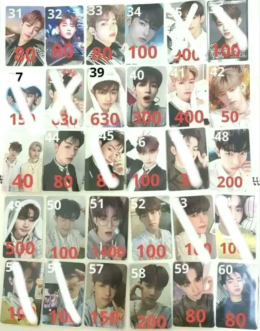 ZB1 ゼベワン ジャンハオ ZEROBASEONE バラ売りまとめ売り