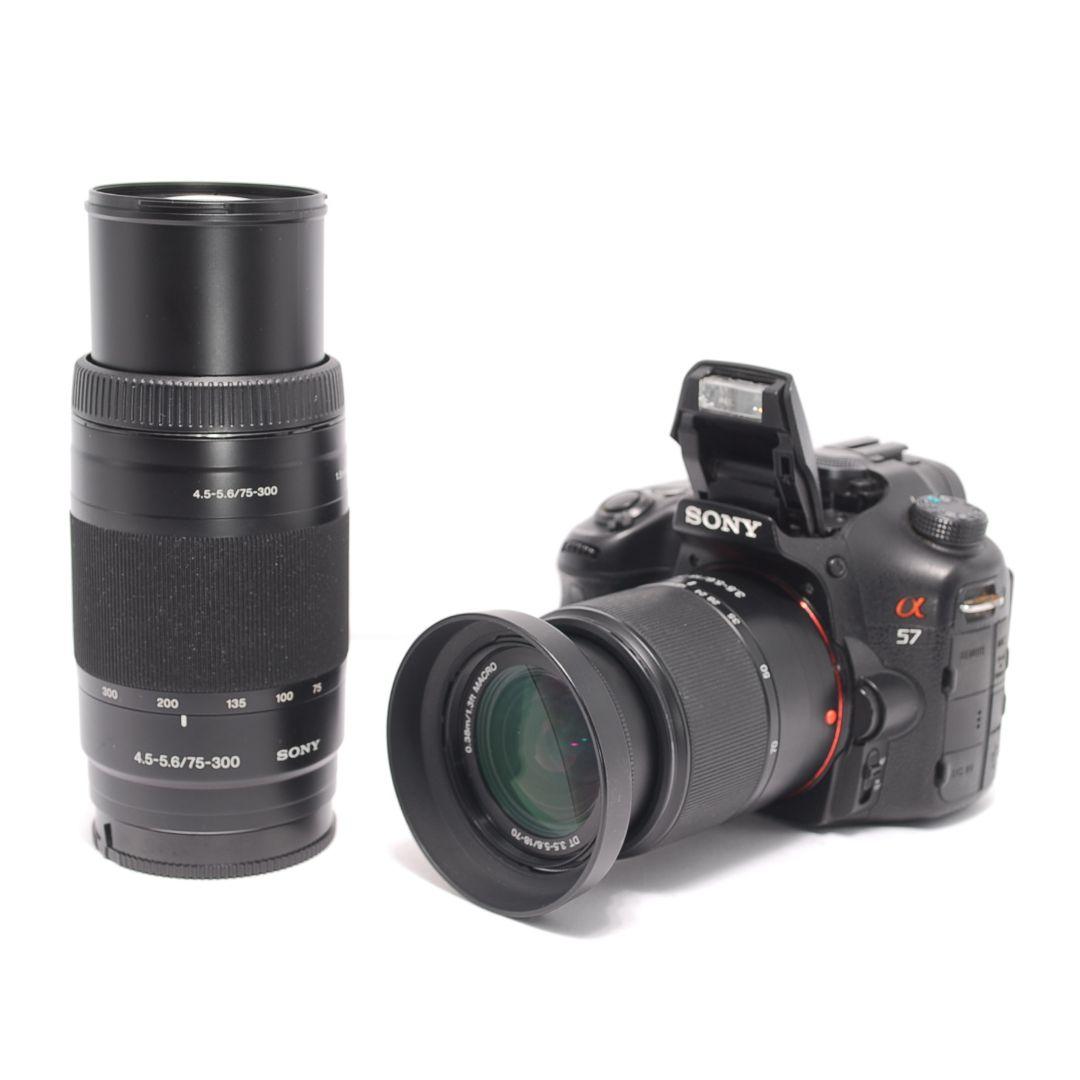 ❤即購入1000円OFF❤実用品❤ ソニー α57 超望遠レンズ ダブルズーム