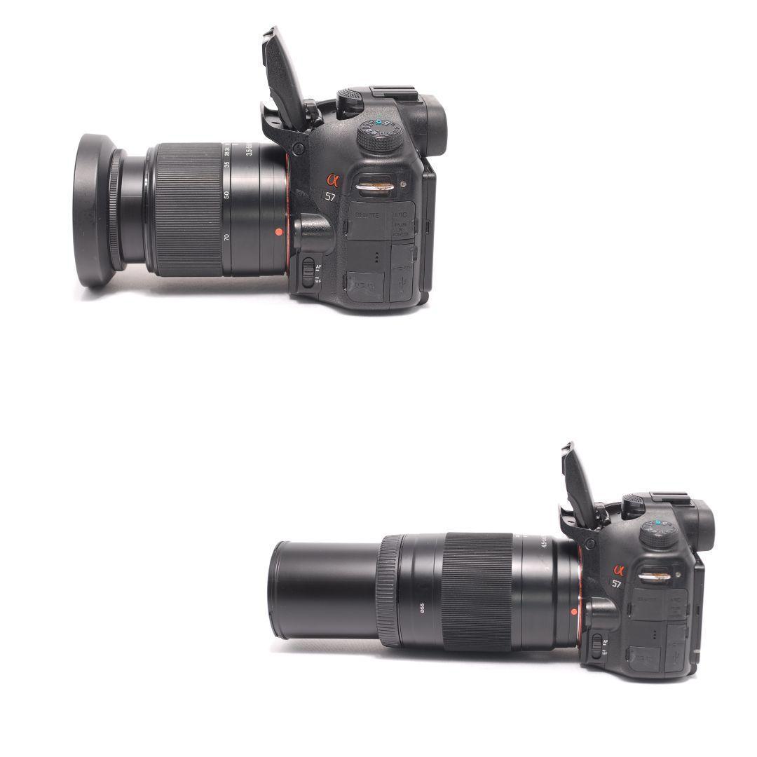 ❤即購入1000円OFF❤実用品❤ ソニー α57 超望遠レンズ ダブルズーム