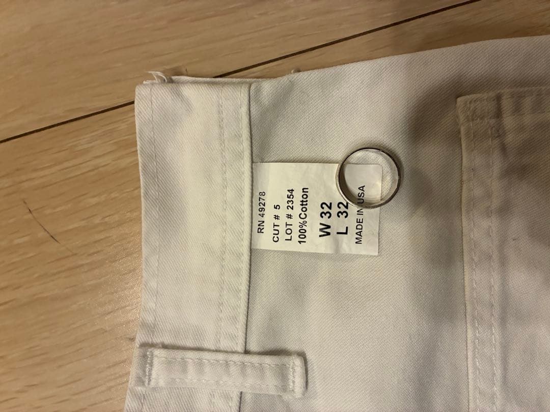 USA製　Stanray スタンレイ ペインターパンツ ワーク　ホワイト