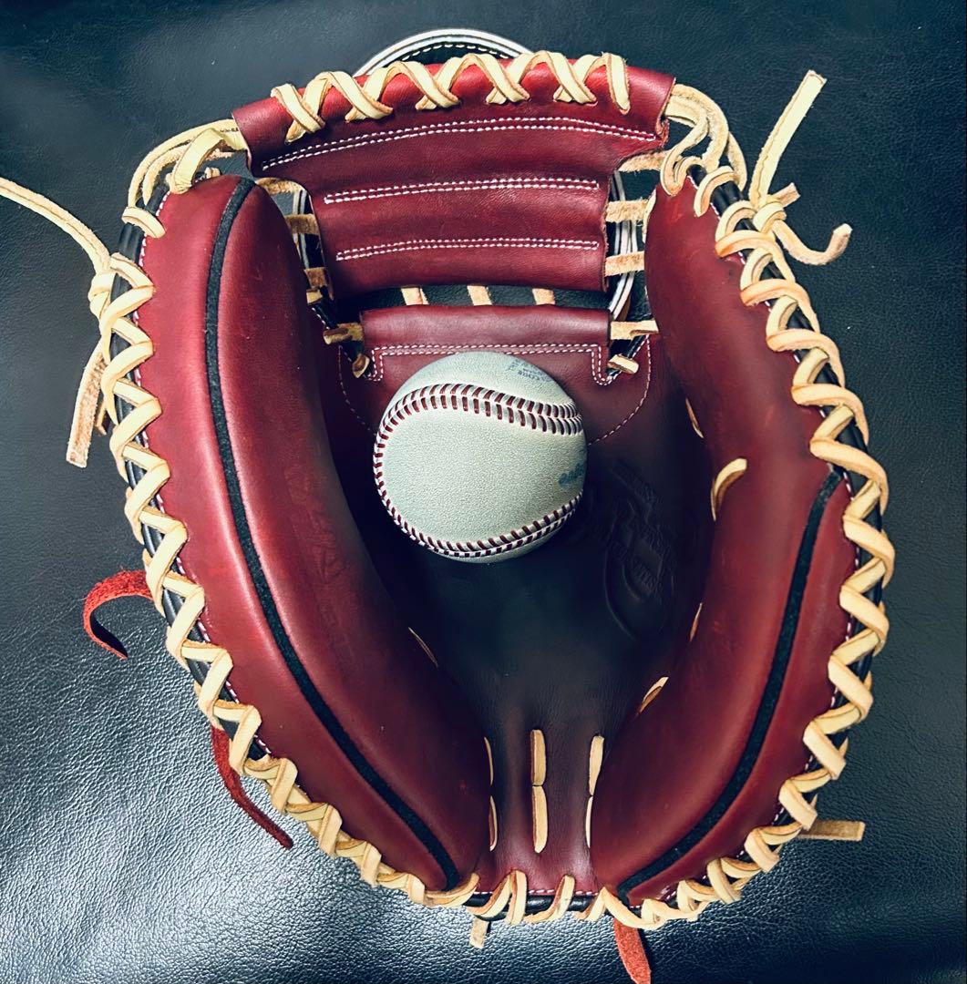 ハタケヤマ 軟式ミット クロス締めカスタム HATAKEYAMA M9 超限定