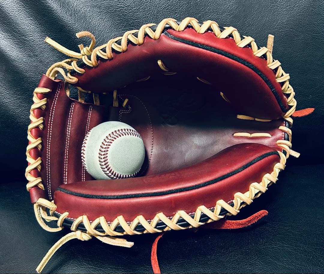 ハタケヤマ 軟式ミット クロス締めカスタム HATAKEYAMA M9 超限定