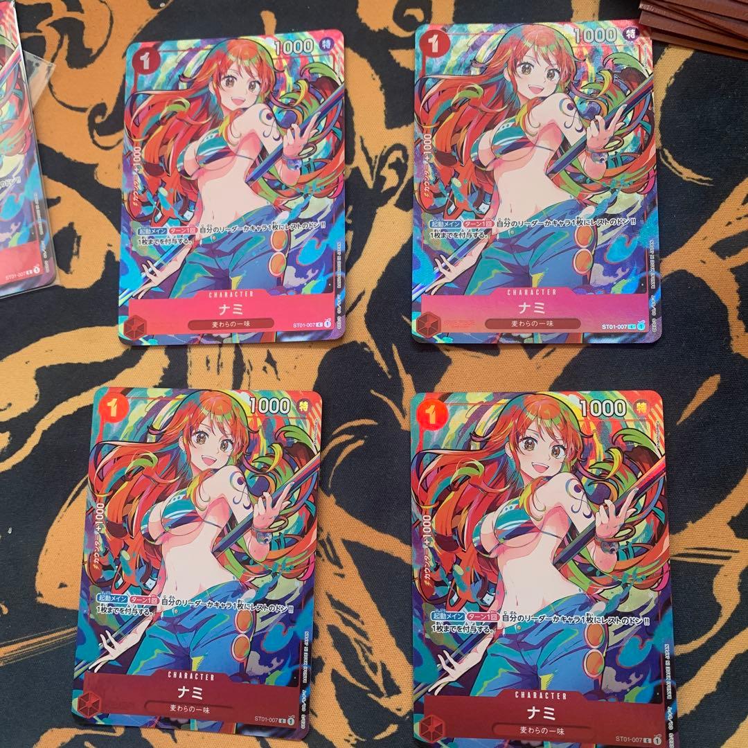 ナミ パラレル　カード 4枚セット