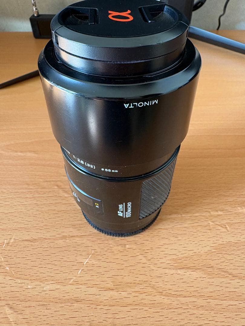 【美品】minolta αマウント AFレンズ 100mm F2.8 マクロ