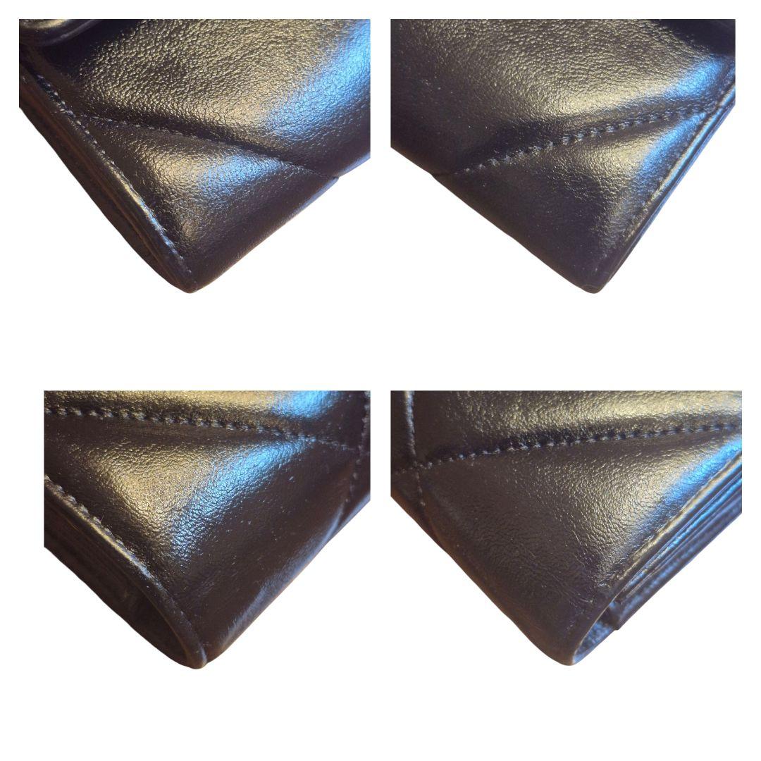 CHANEL　シャネル　ディズヌフ　マトラッセ　ラムスキン　ロングフラップ