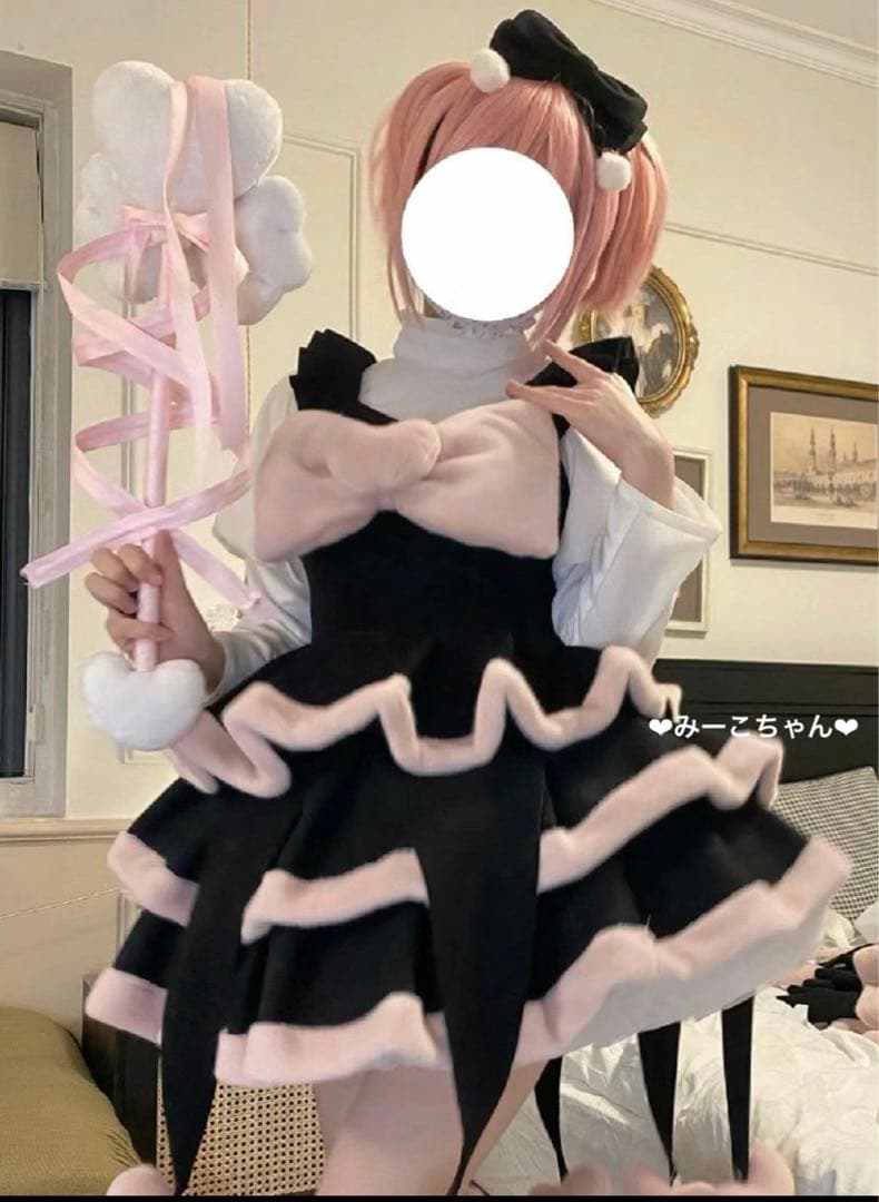 見習いキューピッド　2点セット★黒　甘ロリ　しゅくれどーる　ロリィタ　ロリータ