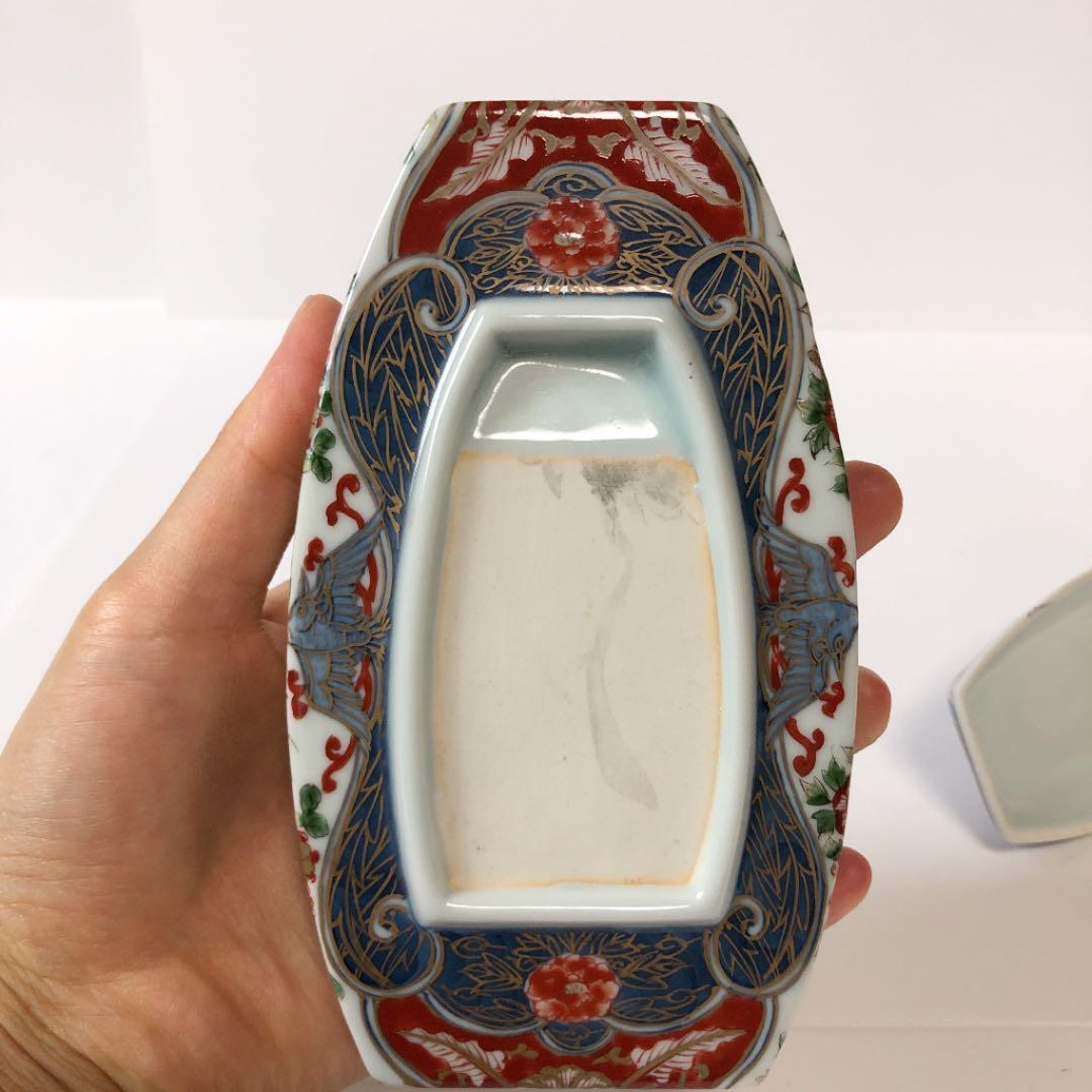 美品！源右衛門 6代 蓋付き 硯 水滴 セット